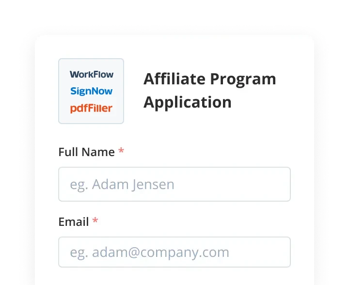 Sign up for the airSlate affiliate program illustration
