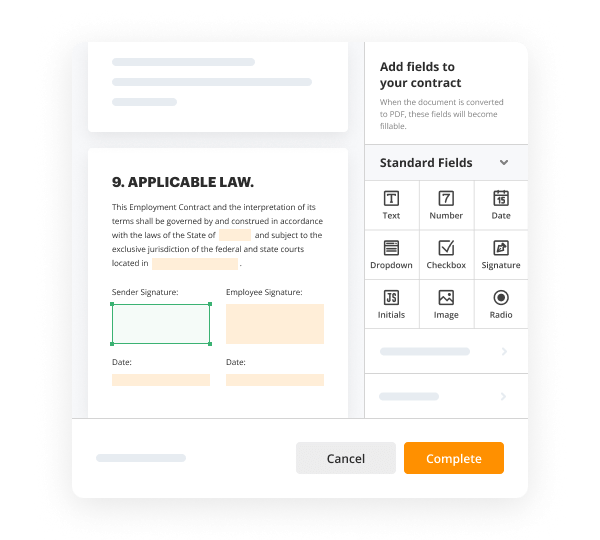 Add additional fillable fields to Event Lead Capture Form Template illustration