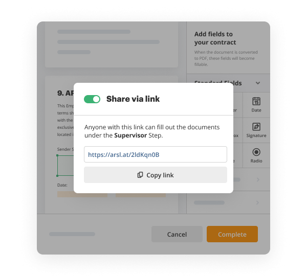 Embed fillable Event Lead Capture Form Template in your website or distribute it via a public link illustration